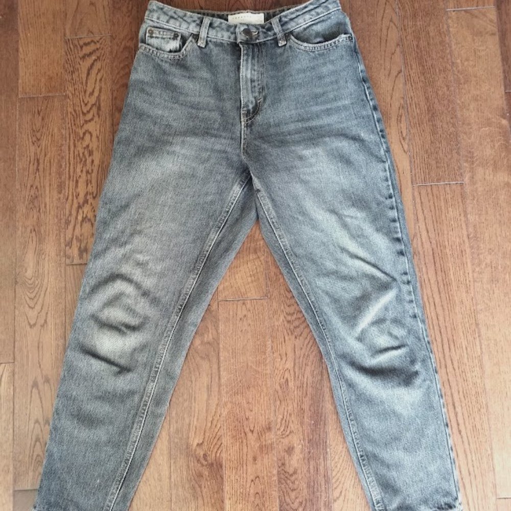 TOPSHOP Women's Jeans, Mom Fit, High Waist, Size W26 to fit L30